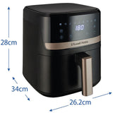 Russel Hobbs Friteuză cu aer cald Russell Hobbs Satisfry 4,3 L, negru, model 27610-56