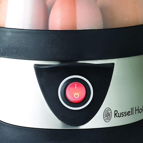 Russel Hobbs Fierbător de ouă Russell Hobbs Cook At Home Stylo 14048-56, oțel inoxidabil, compact, pentru ouă moi-medii-tari