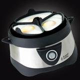 Russel Hobbs Fierbător de ouă Russell Hobbs Cook At Home Stylo 14048-56, oțel inoxidabil, compact, pentru ouă moi-medii-tari