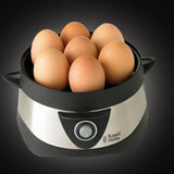 Russel Hobbs Fierbător de ouă Russell Hobbs Cook At Home Stylo 14048-56, oțel inoxidabil, compact, pentru ouă moi-medii-tari