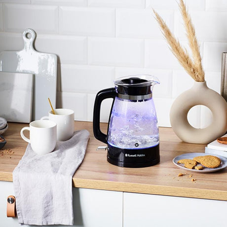 Russel Hobbs Fierbător electric Russell Hobbs Classic Glass 26080-70, 1,7 L, sticlă, negru