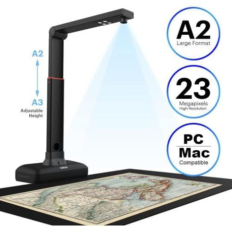 Altele Scanner Scanner Documente S21 | Format A2, 23MP, USB, Negru