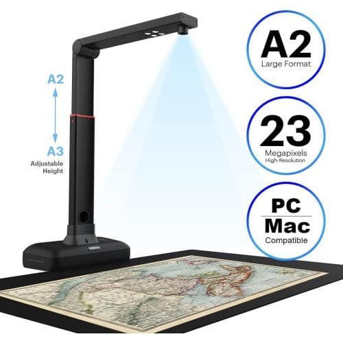 Altele Scanner Scanner Documente S21 | Format A2, 23MP, USB, Negru
