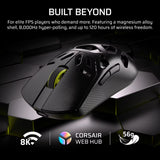 Corsair Mouse Mouse Gaming Wireless Corsair CH-931G100-WW | Wireless, Negru