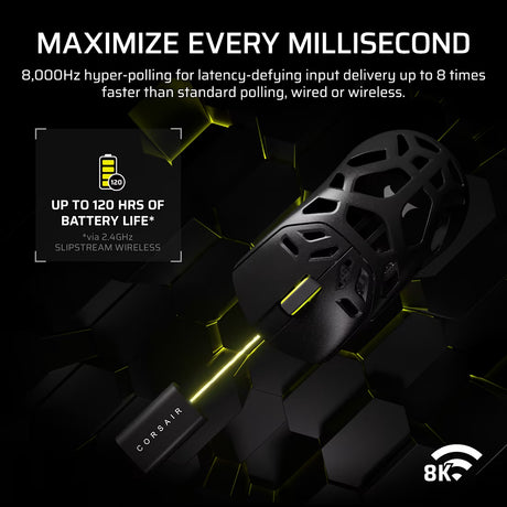Corsair Mouse Mouse Gaming Wireless Corsair CH-931G100-WW | Wireless, Negru