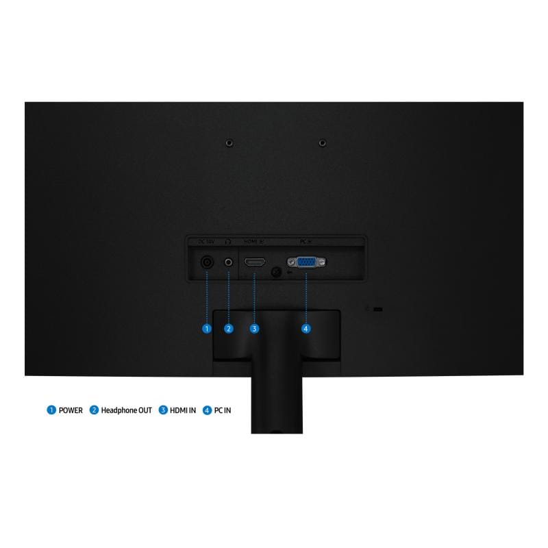 Samsung Monitor Samsung LS27D392GAUXEN 27 inch pentru birou, multimedia și gaming ocazional