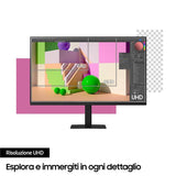 Samsung Monitor Samsung ViewFinity S70D LS27D700EAUXEN, 27", pentru birou și home office, design modern