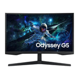 Samsung Monitor Gaming Curbat Samsung Odyssey G5 G55C 27" LS27CG554EU, QHD, 165Hz, 1ms, FreeSync Premium
