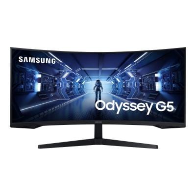 Samsung Monitor gaming curbat Samsung Odyssey G5 G55T, ultrawide, model LC34G55TWWPXEN