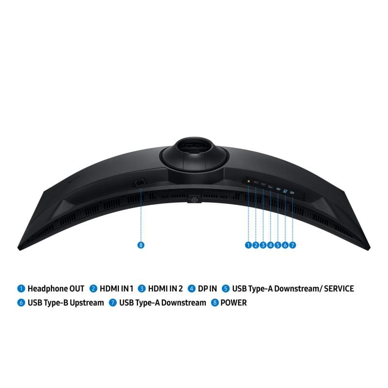 Samsung Monitor gaming curbat Samsung Odyssey G9 49” ultra-wide S49FG912EU (LS49FG912EUXEN)