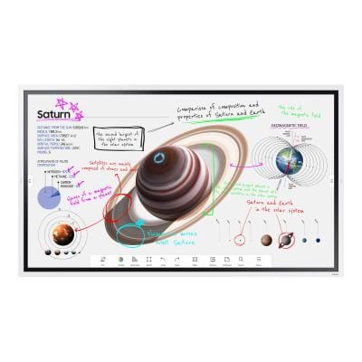 Samsung Display interactiv Samsung Flip WM65B 65” 4K UHD pentru săli de ședință și educație (LH65WMBWBGCXEN)