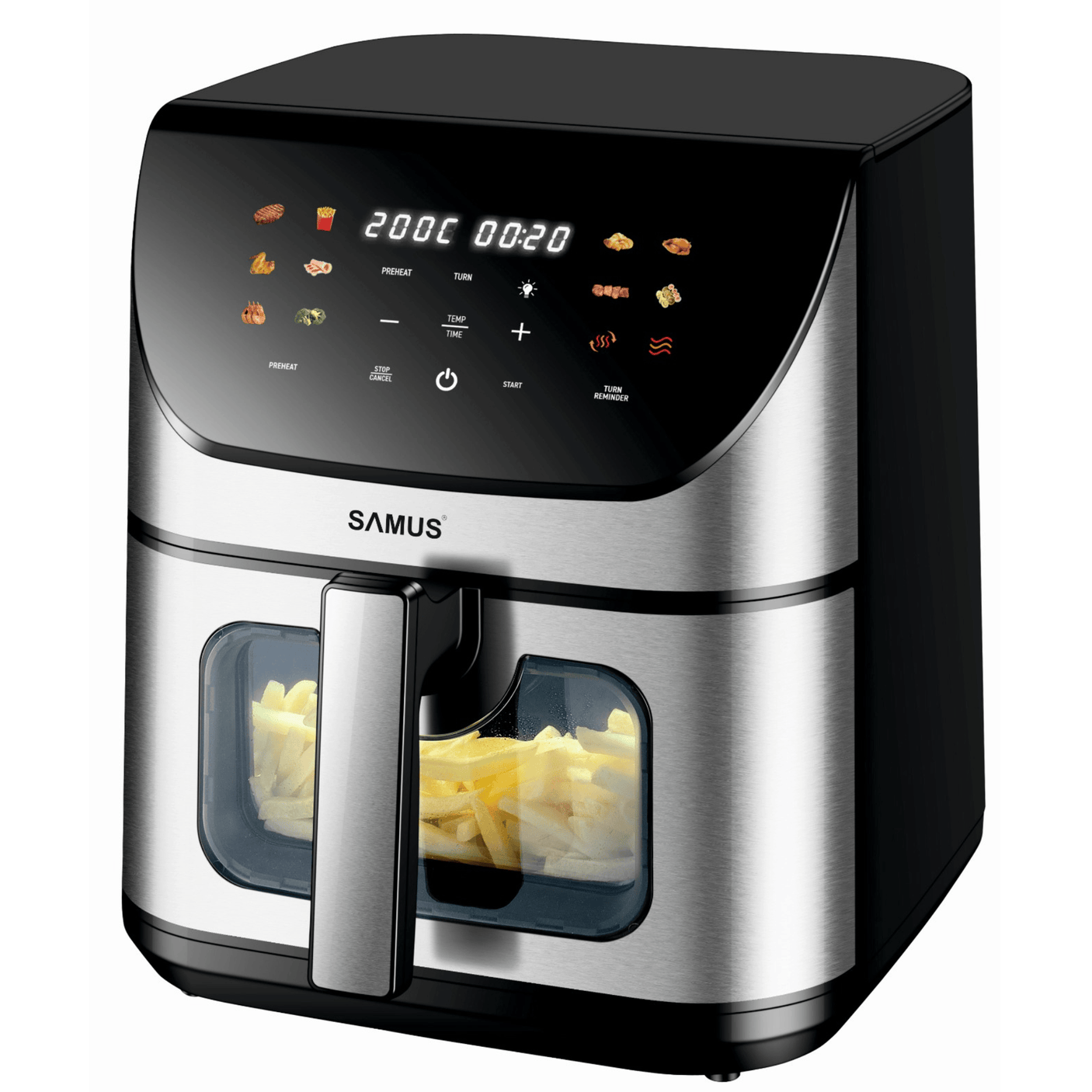 Samus Air Fryer Air Fryer Samus AF8-S1700DW | 1700W, 8L, 12 programe, Digital