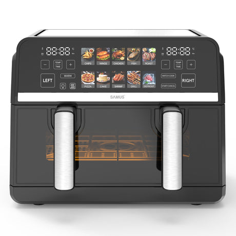 Samus Air Fryer Air Fryer Samus AF9BIG-S2500DW | 2500W, 9L, 10 programe, Gri, Digital