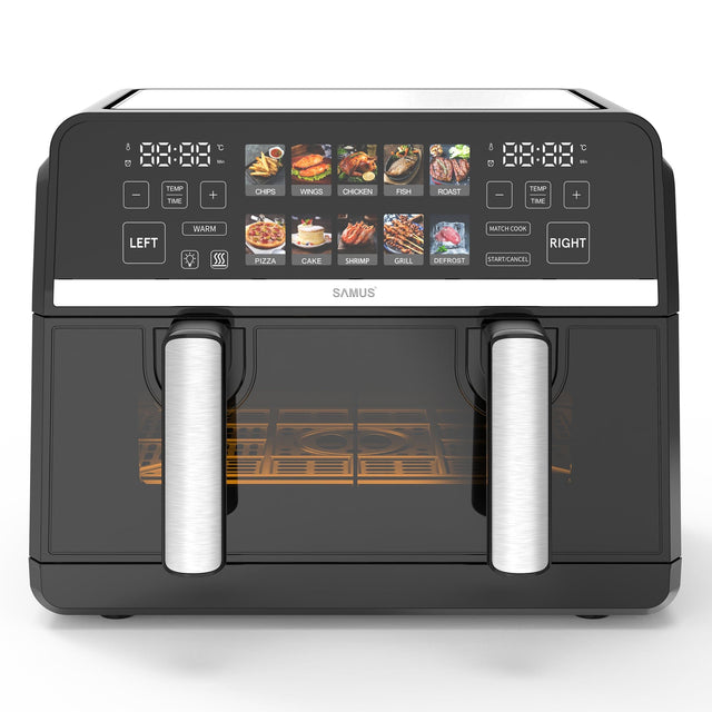Samus Air Fryer Air Fryer Samus AF9BIG-S2500DW | 2500W, 9L, 10 programe, Gri, Digital
