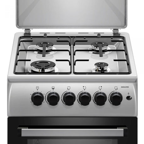 Samus Aragaz Aragaz SamusSM561XPBS | 60cm, Inox, Argintiu, Timer