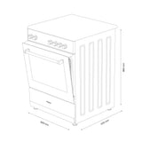 Samus Aragaz Aragaz SamusSM664ABS | 60cm, Alb, Timer