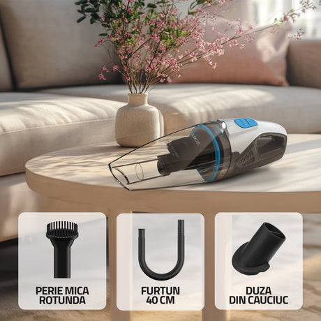 Samus Aspirator auto Aspirator Auto Samus Handy 7.4 Cordless | 50W, 500ml, HEPA, Negru