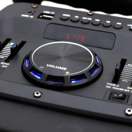 Samus Boxa portabila Boxa Portabila Samus STUDIO 12 - 600W | 50W, Bluetooth, Microfon, Negru