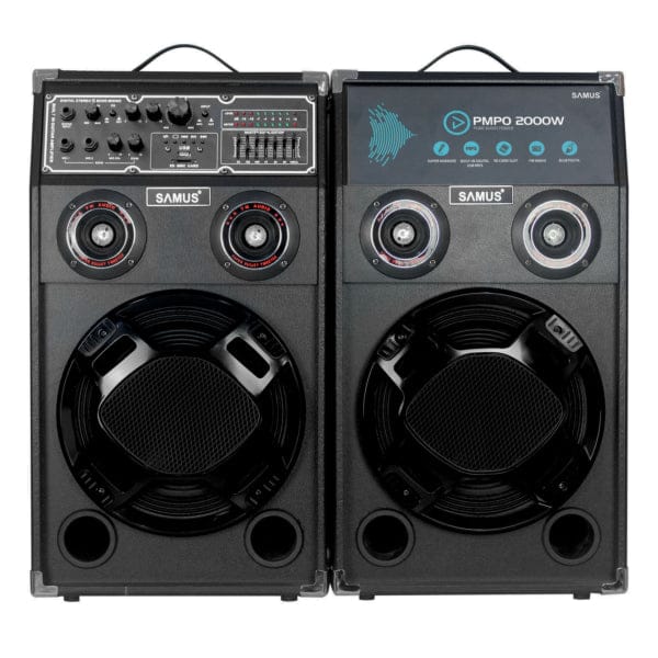 Samus Boxa portabila Boxa Portabila Samus TWIN SOUND 10 | 2x100W, Bluetooth, Microfon, Negru