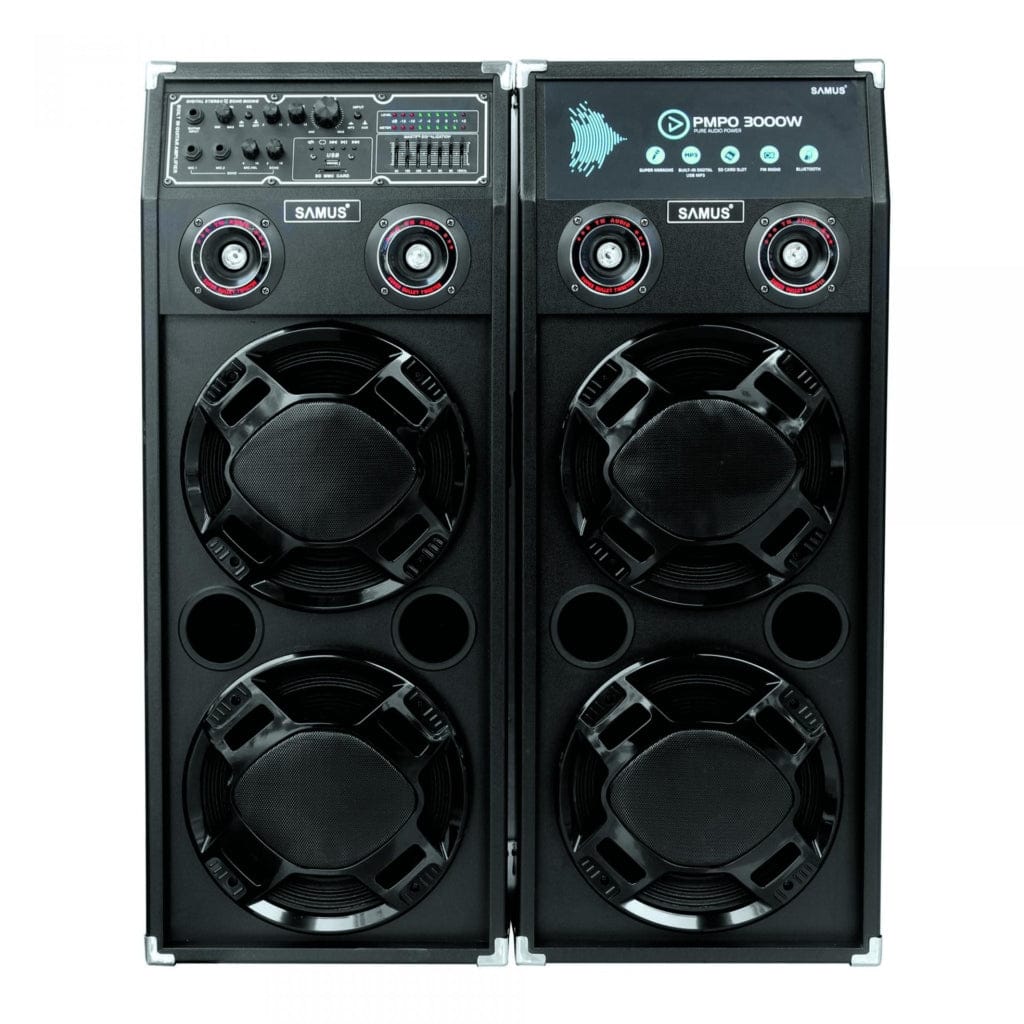 Samus Boxa portabila Boxa Portabila Samus TWIN SOUND 20 | 2x150W, Bluetooth, Microfon, Negru