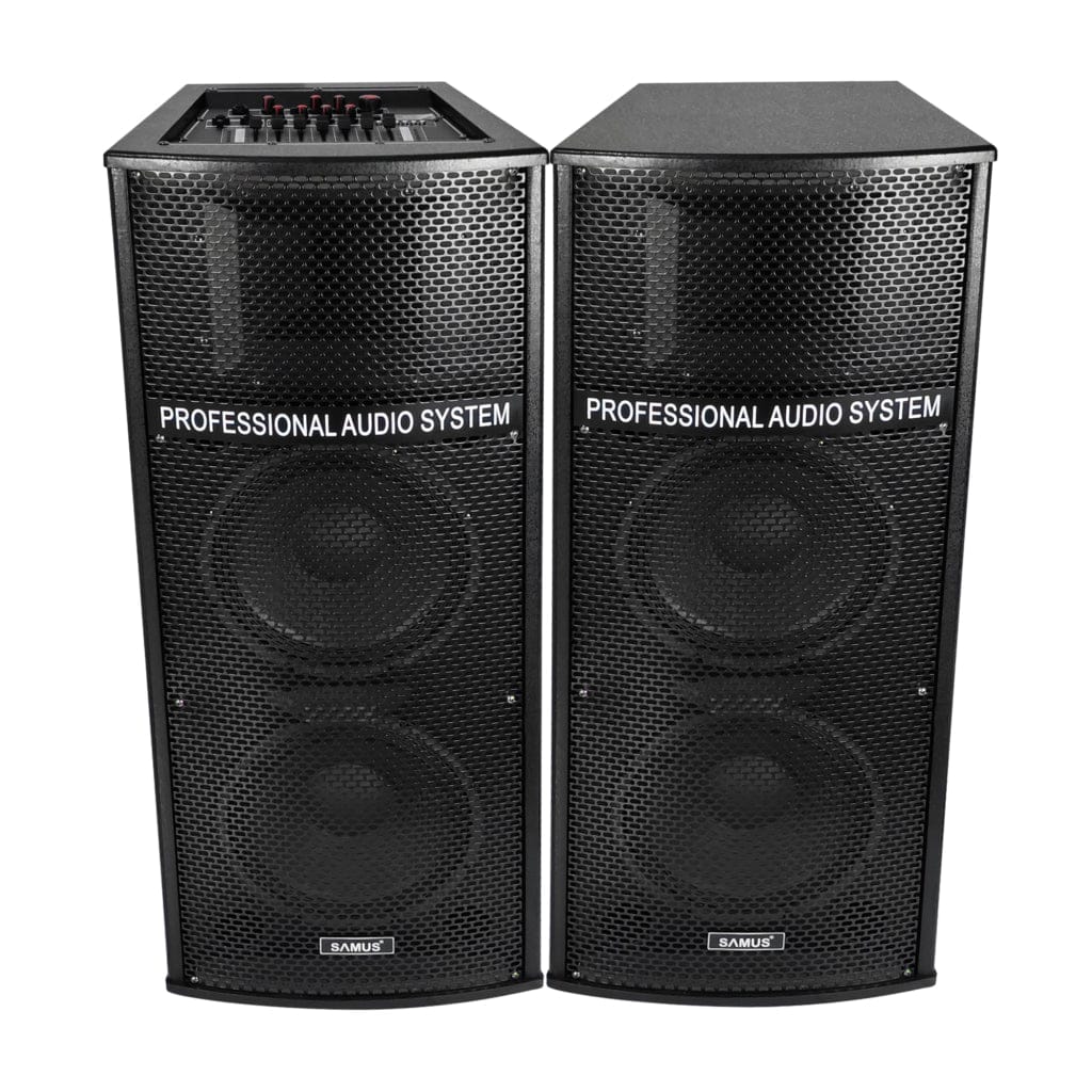 Samus Boxa portabila Boxa Portabila Samus TWIN SOUND 22 PRO | 2x120W, Bluetooth, Microfon, Negru