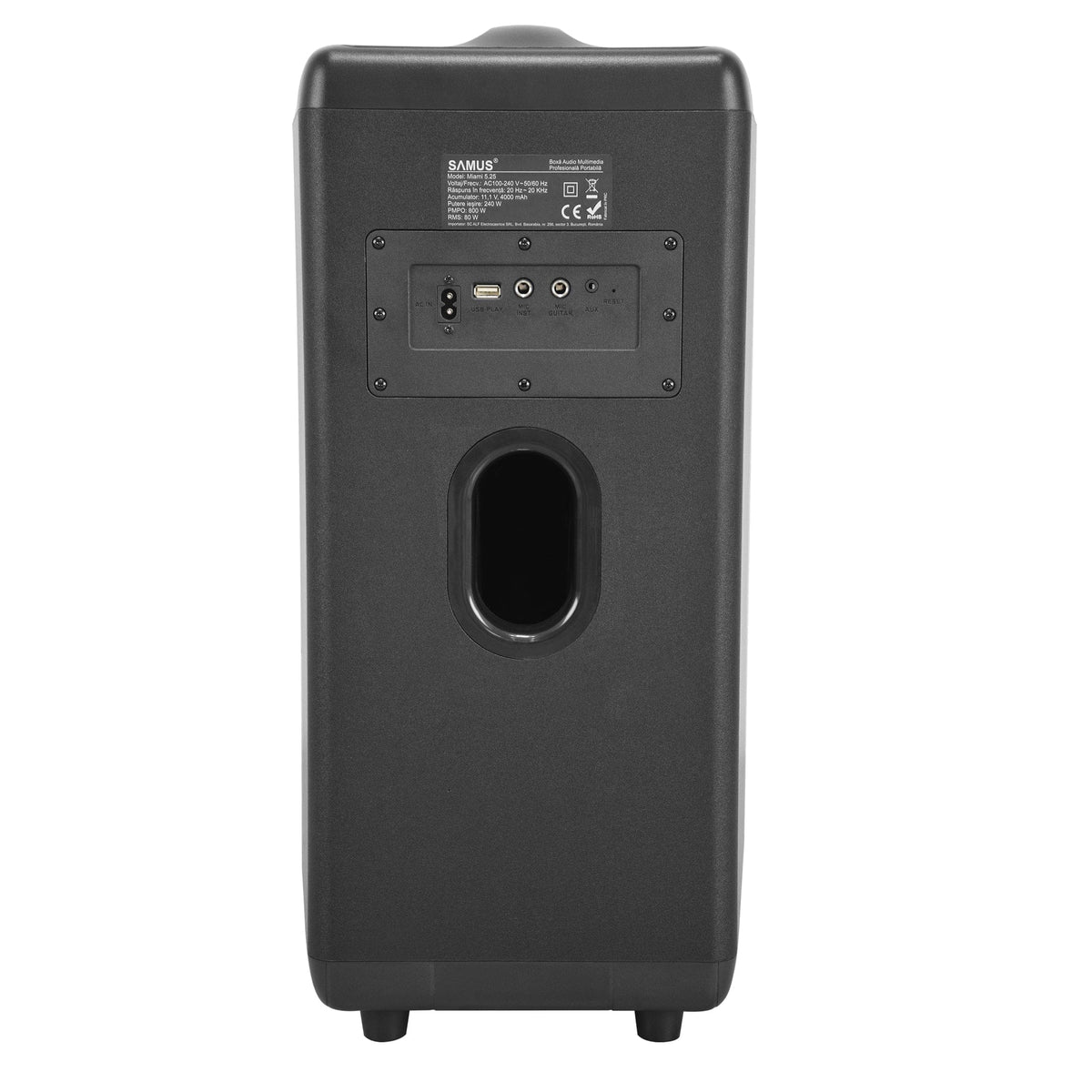 Boxe Samus Boxe Samus MIAMI 5.25 | 240W, 4000mAh, Bluetooth, Portabil – PC-Doc.ro