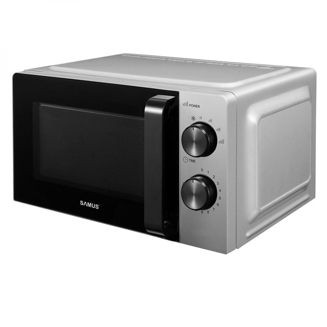Samus Cuptor microunde Cuptor cu Microunde Samus SMC-20MS1 | 20L, 700W, Mecanic, Argintiu