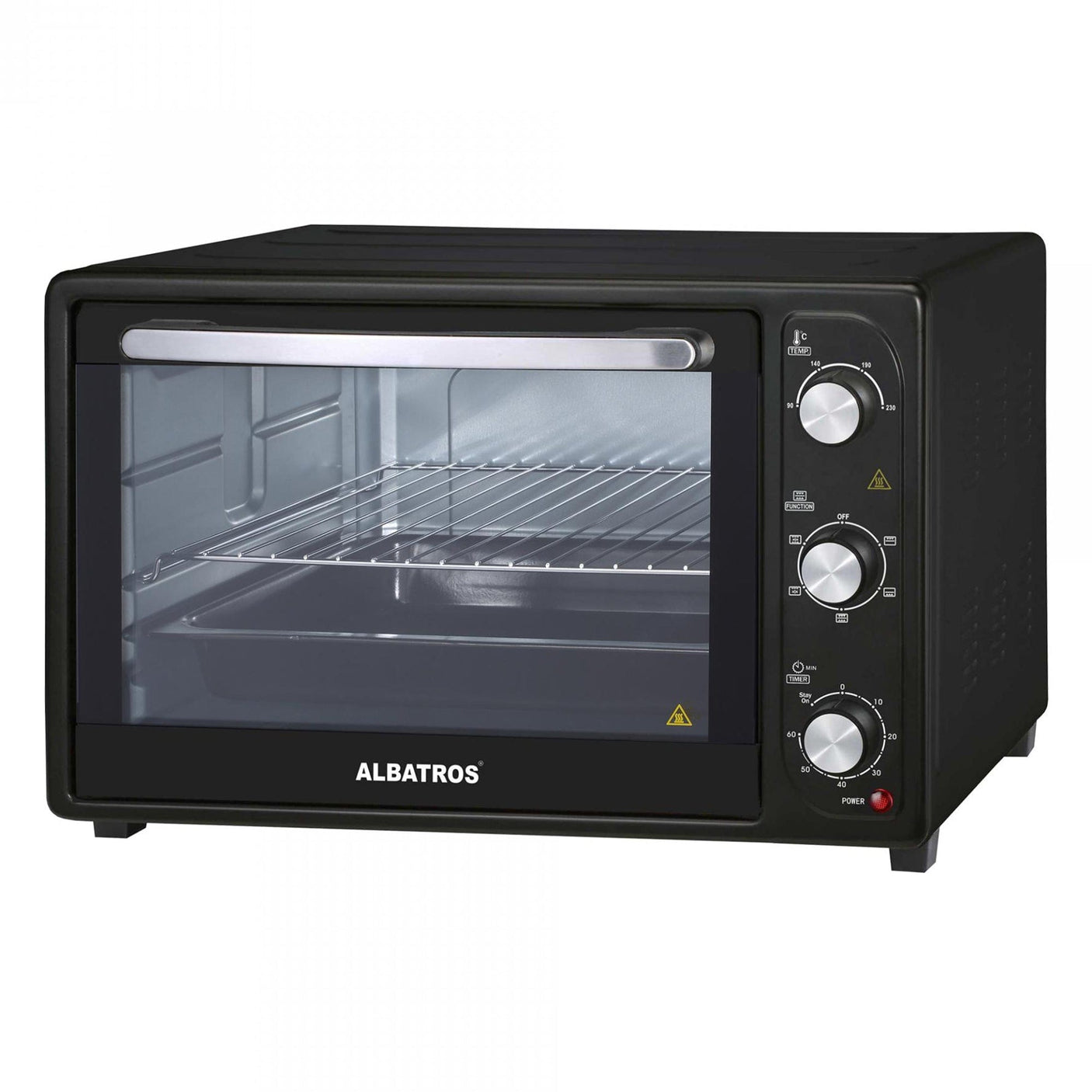 Samus Cuptor electric Cuptor Electric Samus A45B2 | 1800W, 45L, 3 programe, Negru