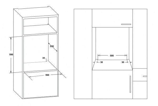 Samus Cuptor incorporabil Cuptor Incorporabil Samus SC620VTV | 2200W, 56L, Gri