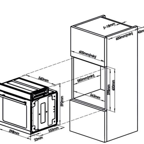 Samus Cuptor incorporabil Cuptor Incorporabil Samus SC623GX5 | 2000W, 75L, Gri