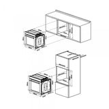 Samus Cuptor incorporabil Cuptor Incorporabil Samus SC628GX9 | 2800W, 75L, Gri