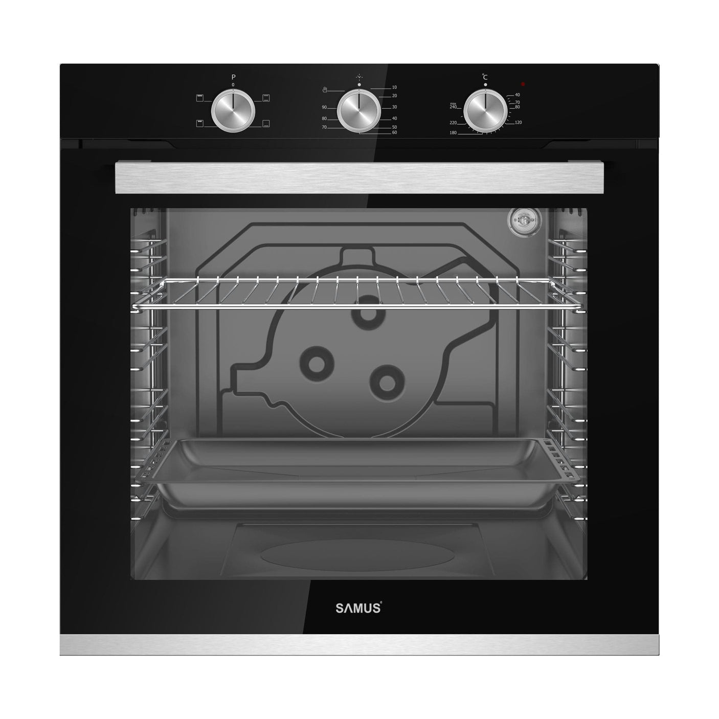 Samus Cuptor incorporabil Cuptor Incorporabil Samus SC840GT | 2400W, 87L, Gri