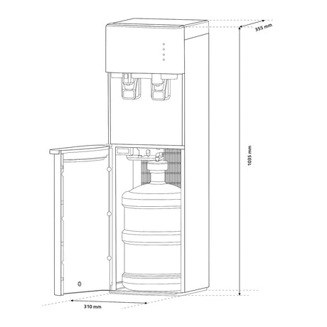 Samus Dozator apa Dozator apa Samus WDSF-254CS | 500W, 19L