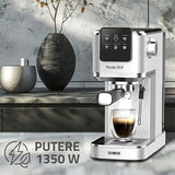 Samus Espressor automat Espressor Manual Samus | 1350W, 1.2L, Negru