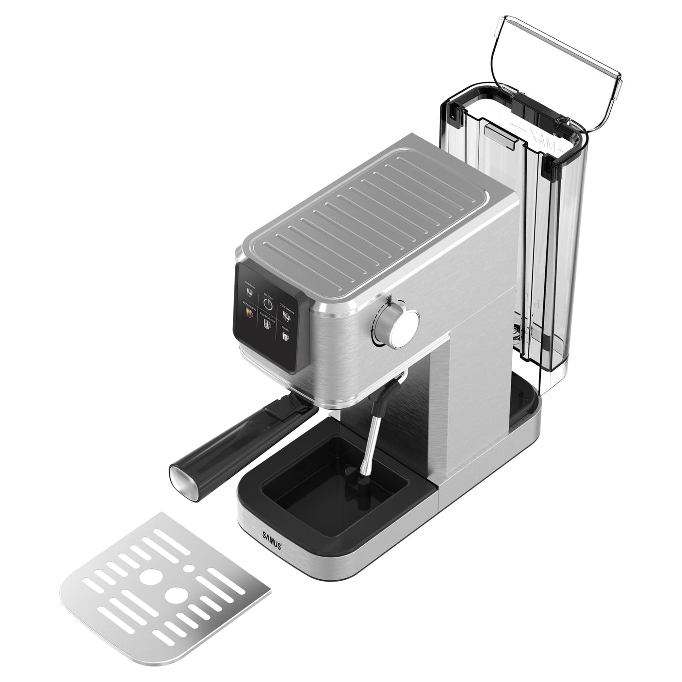 Samus Espressor automat Espressor Manual Samus | 1350W, 1.2L, Negru