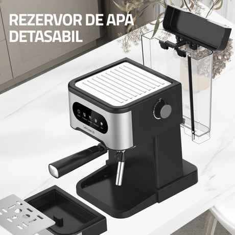 Samus Espressor automat Espressor Manual Samus Cafe Gusto 20 | 1350W, 1.5L, 20 bari, Inox