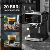 Samus Espressor automat Espressor Manual Samus Impression 20 | 1350W, 1.5L, 20 bari, Negru