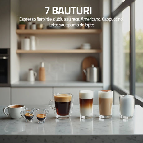 Samus Espressor automat Espressor Manual Samus LATTECCINO 20 | 1350W, 1.5L, 20 bari, Inox