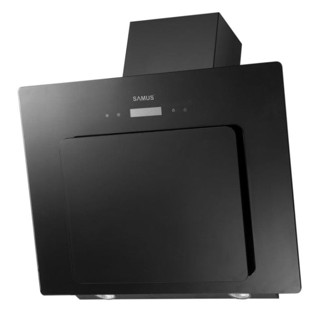 Samus Hota decorativa Hotă Înclinată Samus HSI640DGB | 60cm, 398m³/h, Negru/Inox