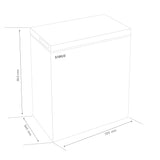 Samus Lada frigorifica Ladă Frigorifică Samus LS168E | 165L, Roșu, LED