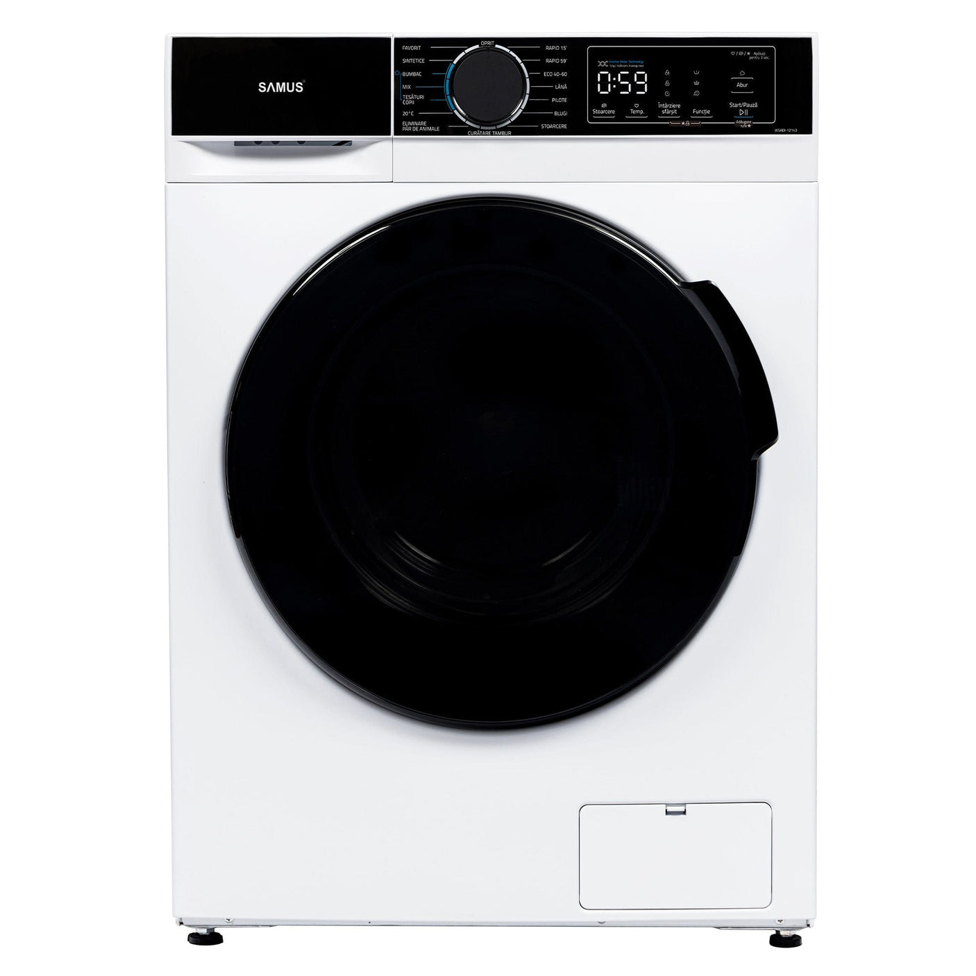 Samus Masina de spalat rufe Mașină de Spălat Rufe Inverter Samus | 12kg, 1400 RPM, 15 programe