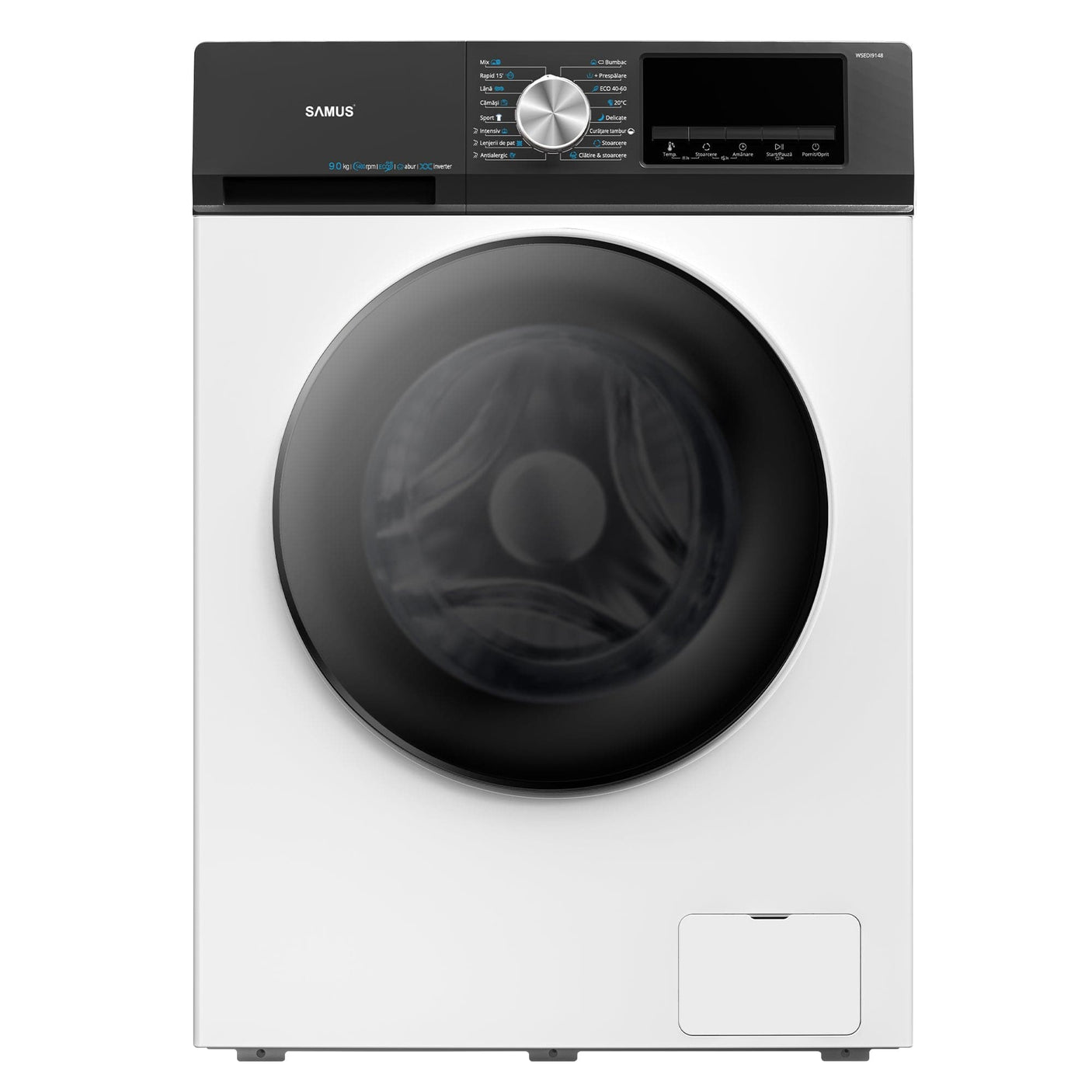 Samus Masina de spalat rufe Mașină de Spălat Rufe Inverter Samus | 9kg, 1400 RPM, 16 programe