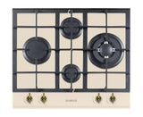 Samus Pachet built in Pachet Built-In Samus SC620VTV + PSG-64VG1 | Cuptor 71L + Plita Gaz pe Sticla 4 Arzatoare, Clasa A, Negru