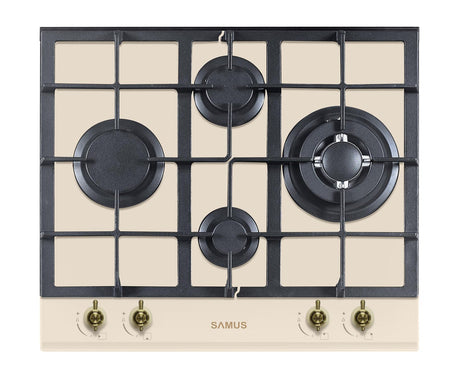 Samus Pachet built in Pachet Built-In Samus SC620VTV + PSG-64VG1 + HS604DHR | Cuptor 71L + Plita Gaz + Hota 60cm, Negru