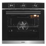 Samus Pachet built in Pachet Built-In Samus SC628GX9 + PSI-64BG8 | Cuptor 75L 9 Functii + Plita Inductie 7000W, Clasa A, Negru