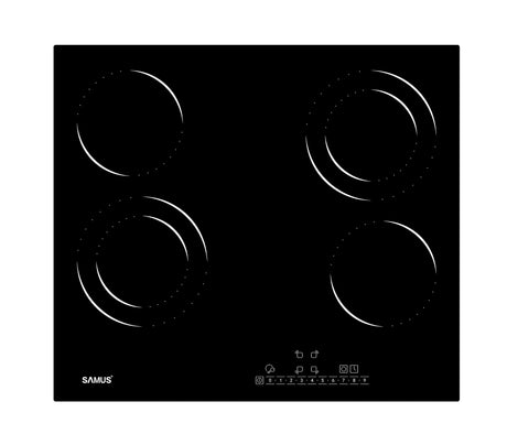 Samus Pachet built in Pachet Built-In Samus SC639CEGV + PSVE-64BG6 | Cuptor 62L 6 Functii + Plita Vitroceramica 60cm, Negru