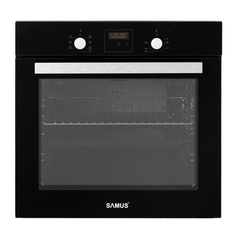 Samus Pachet built in Pachet Built-In Samus SC639CEGV + PSVE-64BG6 | Cuptor 62L 6 Functii + Plita Vitroceramica 60cm, Negru