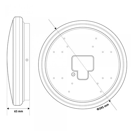 Samus Plafoniera LED Dimabila Samus 24W, 2700-6500K, 1680LM, IP20, CRI>80, Metal + PMMA