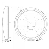 Samus Plafoniera LED Plafoniera LED Samus OSRD-WIFI-24W-2700-6500K-RC-DIMMABLE | 24W, WiFi, Smart