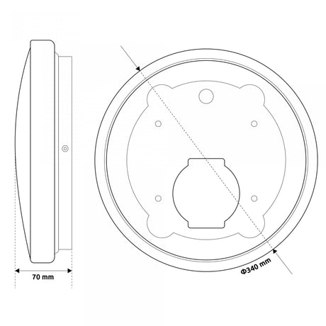 Samus Plafoniera LED Plafoniera LED Samus OSSC-18W-4000K | 18W, LED